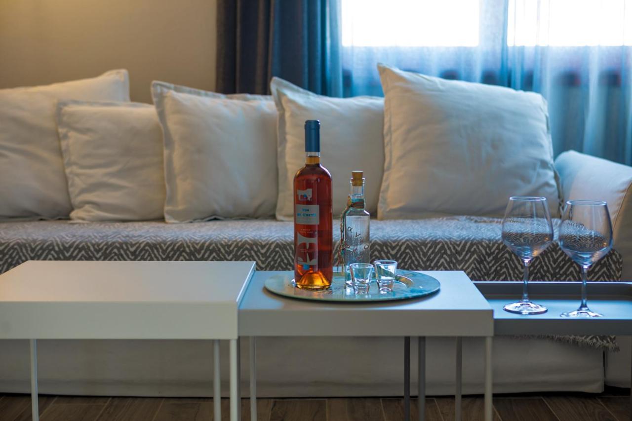 Avra Apartments Kalyves Luaran gambar